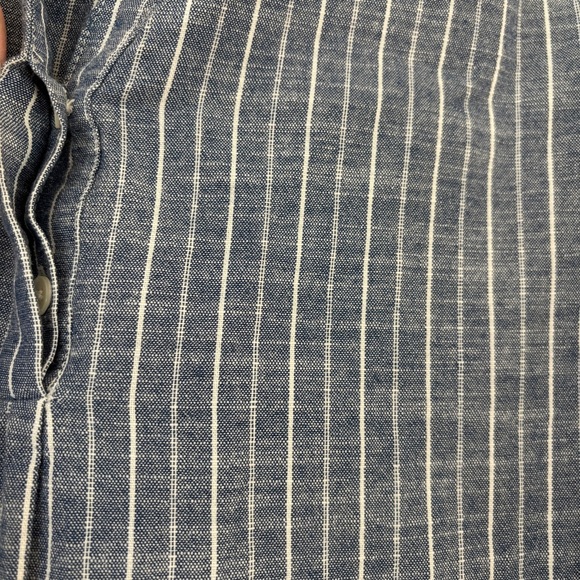 Joie Kalan Striped Chambray Boho Blouse Size Small 100% Cotton Nautical Theme - Picture 10 of 16